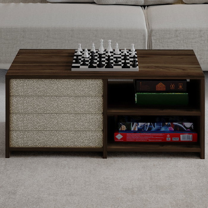 Hanah Home Gord - Walnut Juego de mesas de café
